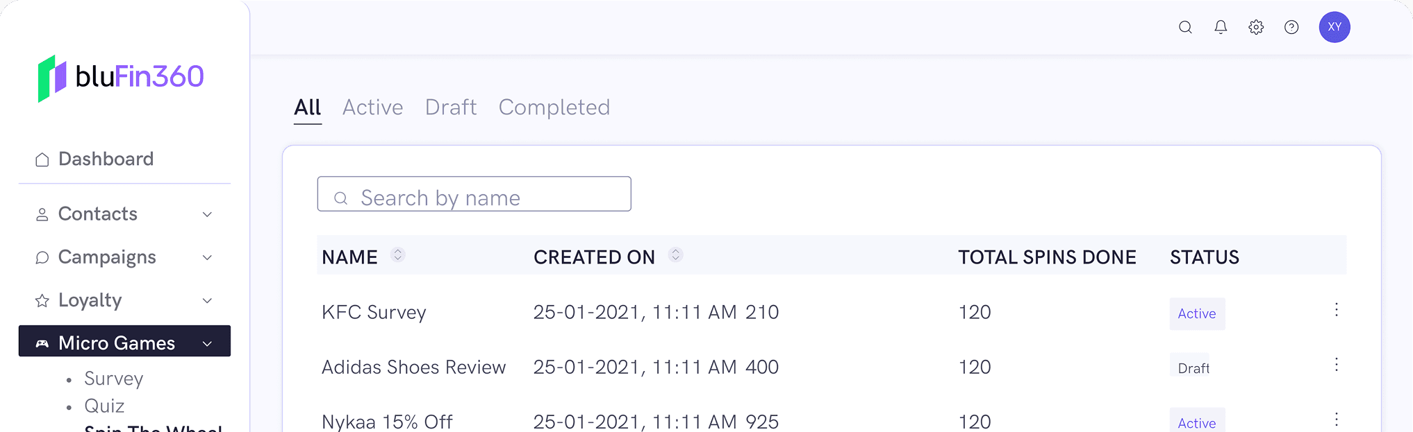 Dashboard Mockup